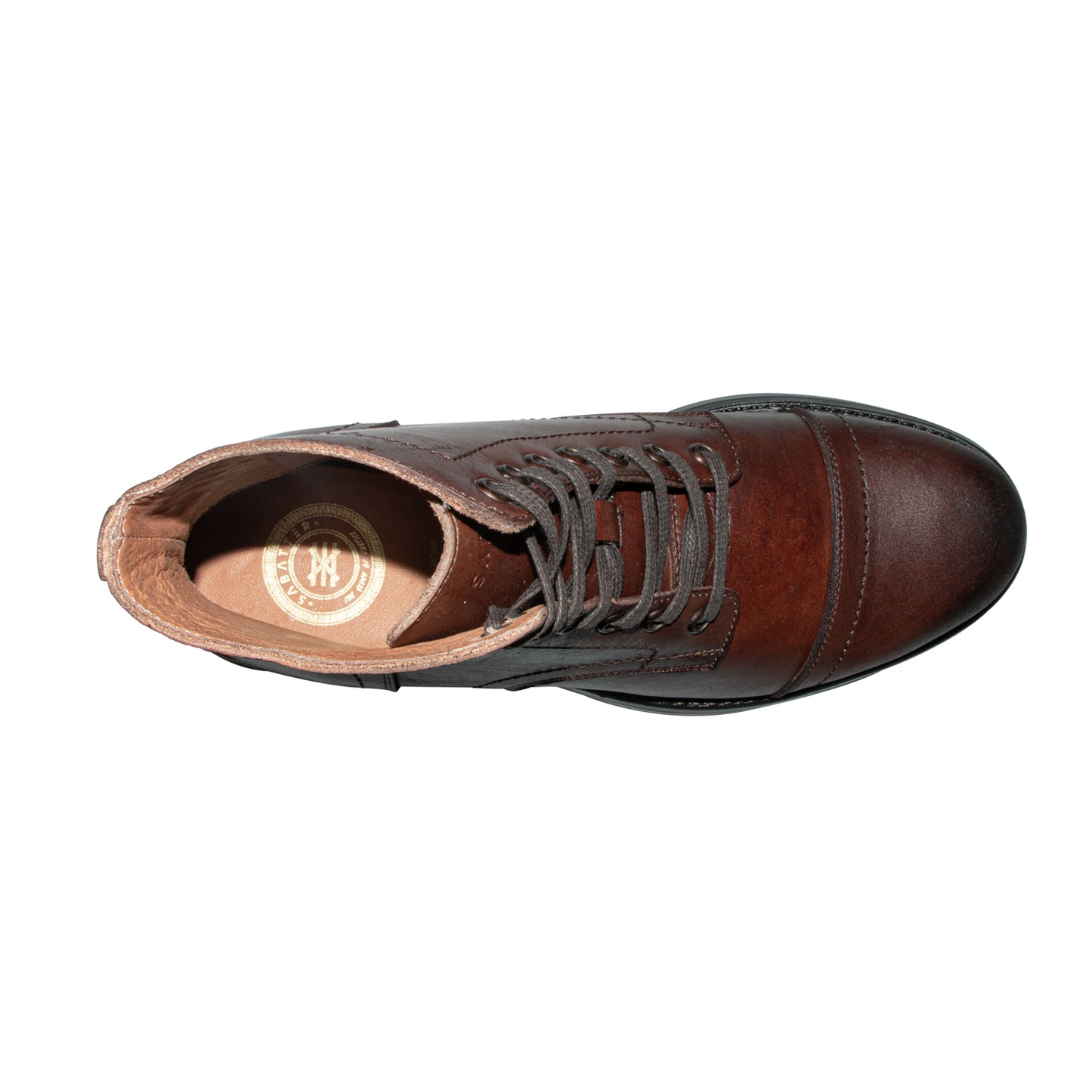 Bota Cap Toe Rosselvelt Piel Brandy
