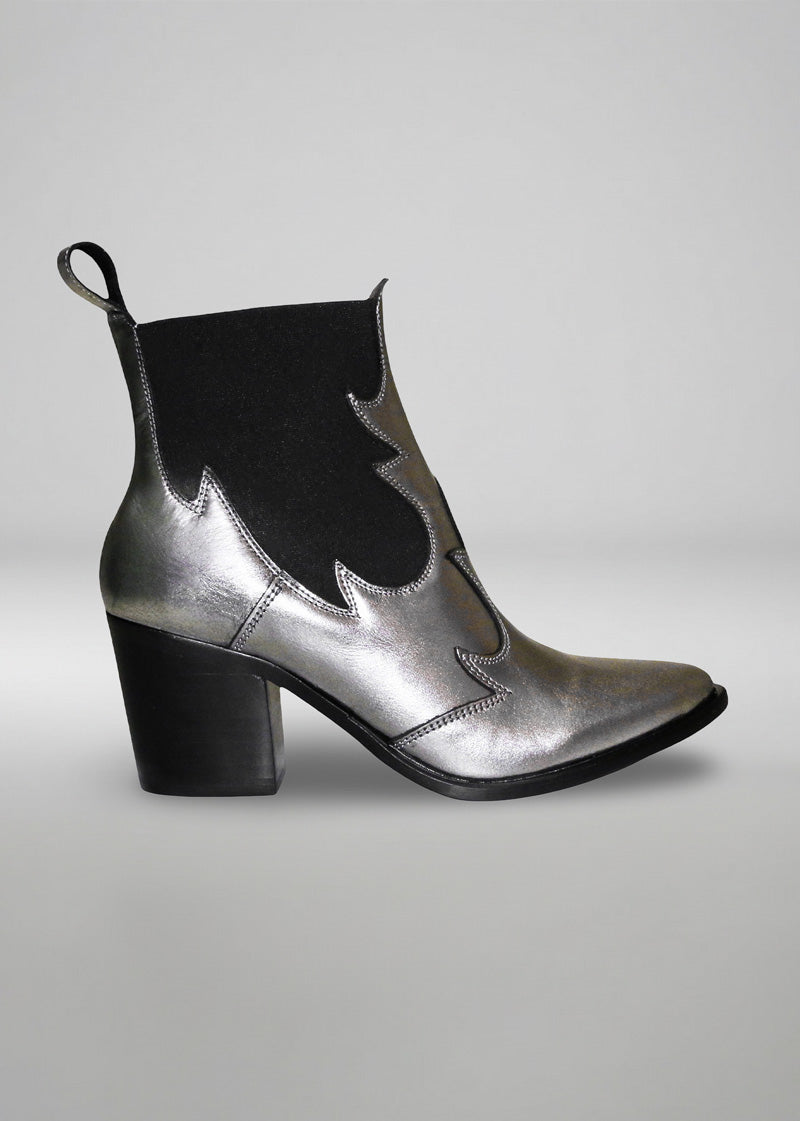 Botin Western Irina Plomo Fusil 4203