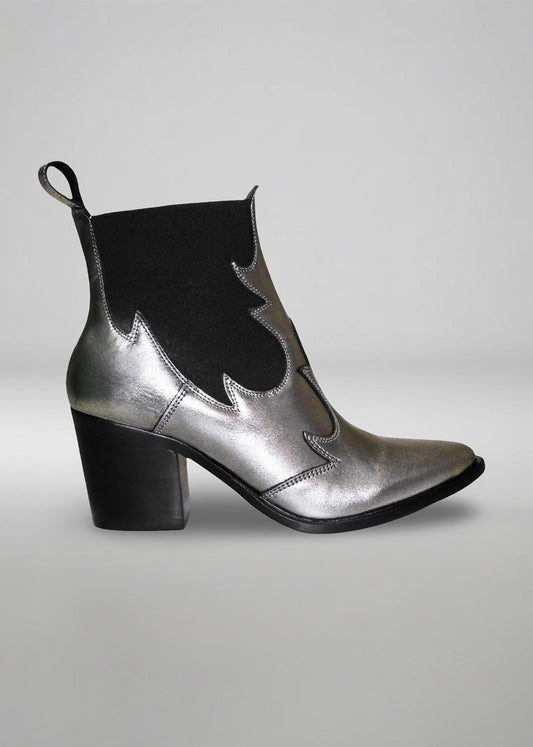 Botin Western Irina Plomo Fusil 4203