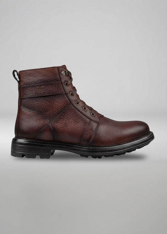 Bota Combat Rosselvelt Crust Camel Entintado Bucciato 6007