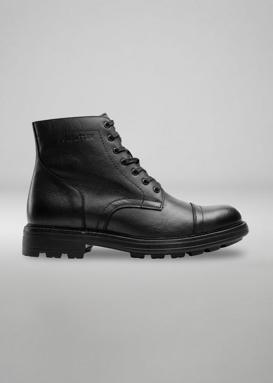 Bota Cap Toe Rosselvelt Piel Negro 6016