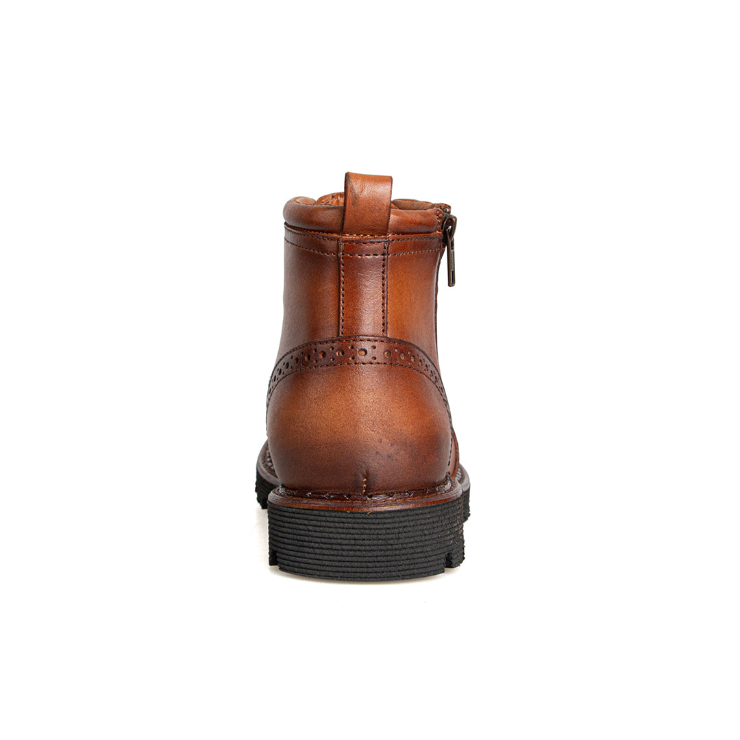 Botín Wingtip Jack Shelbie Piel Miel