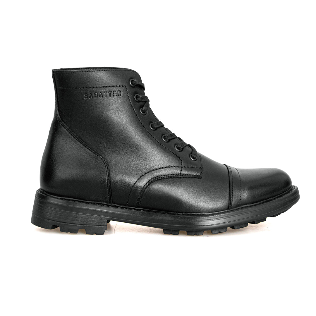 Bota Cap Toe Rosselvelt Piel Negro