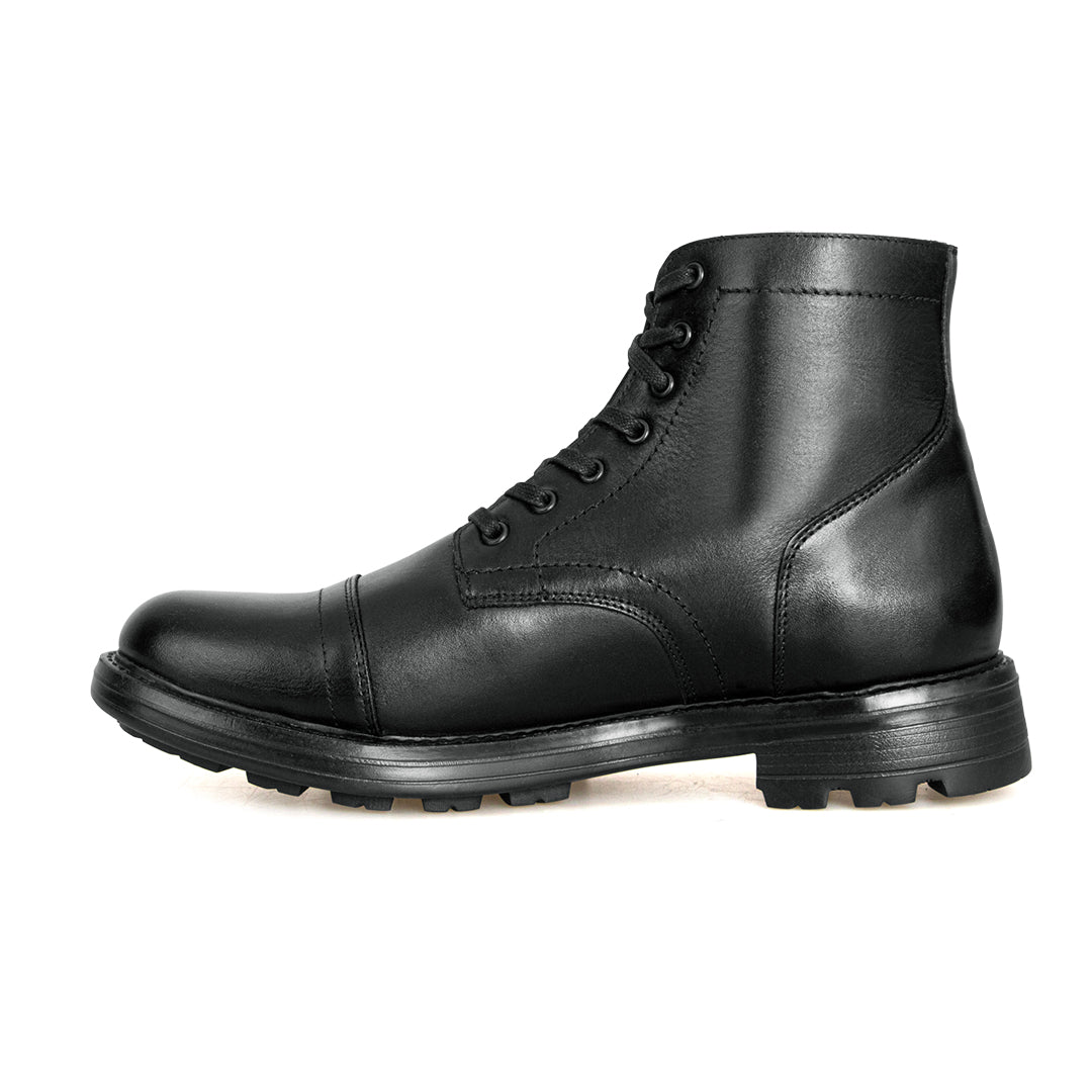 Bota Cap Toe Rosselvelt Piel Negro